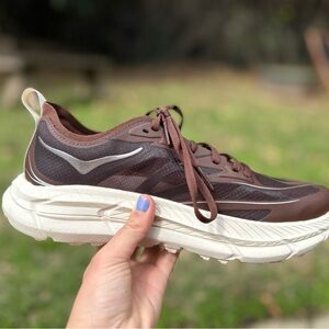 Hoka Mafate Speed 4 Lite in Cold brew
